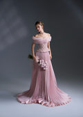 Rosé Draped Corset