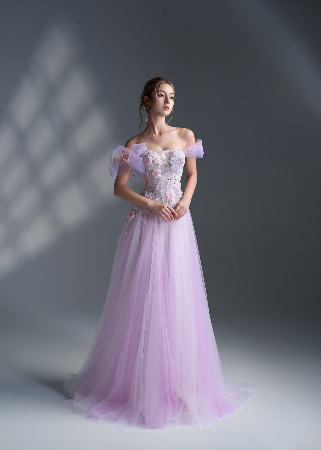 Petal Whisper Gown