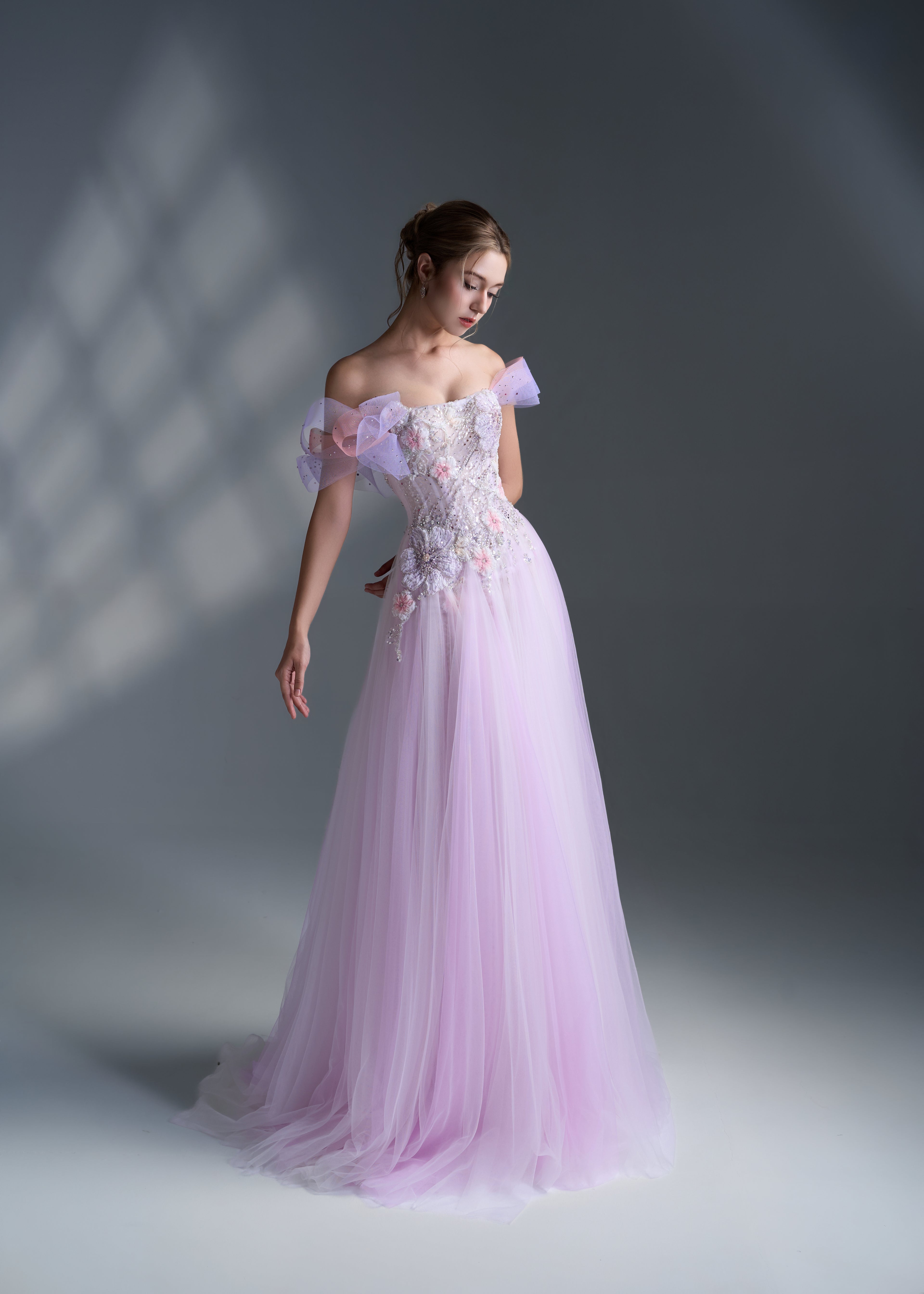 Petal Whisper Gown