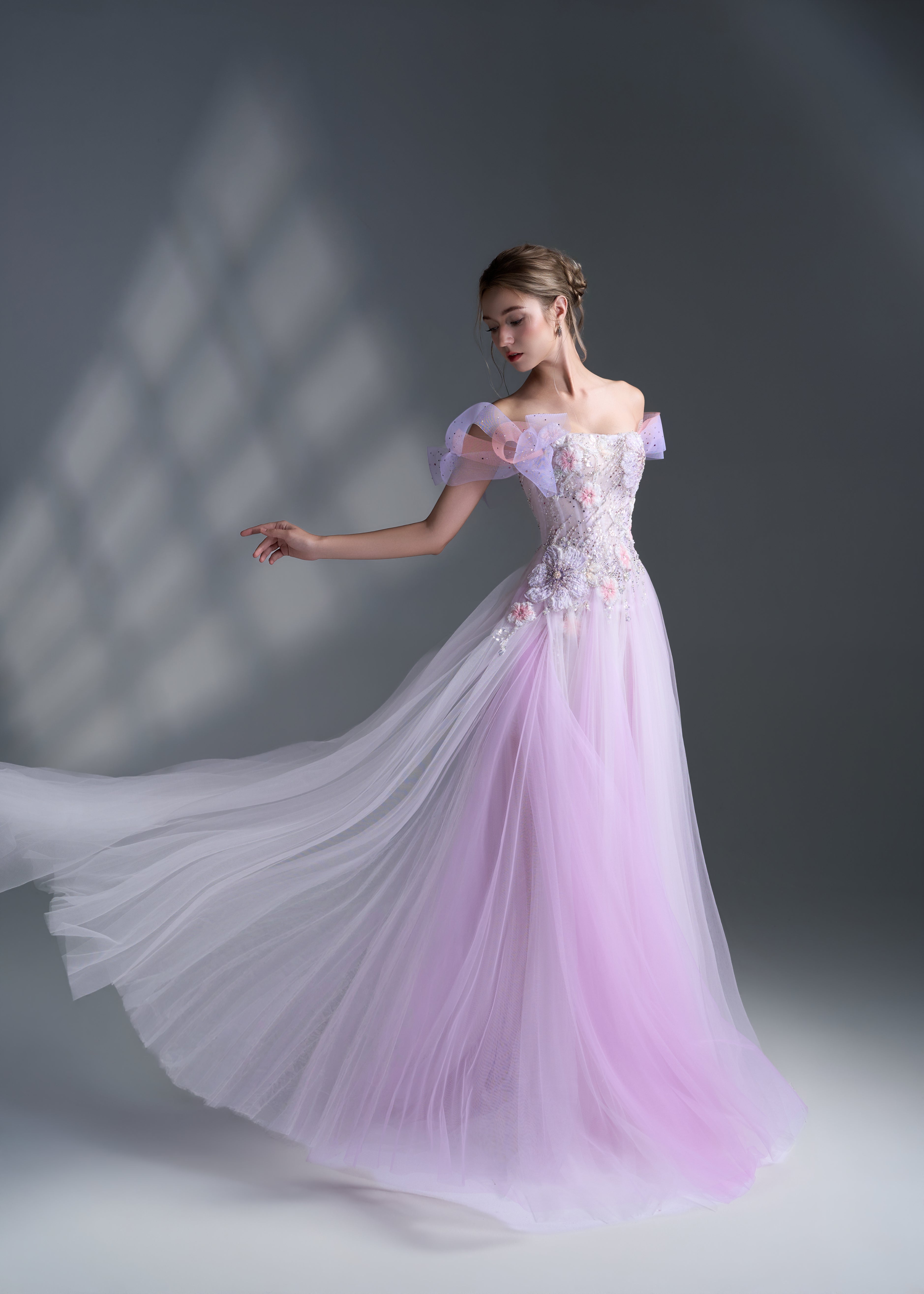 Petal Whisper Gown