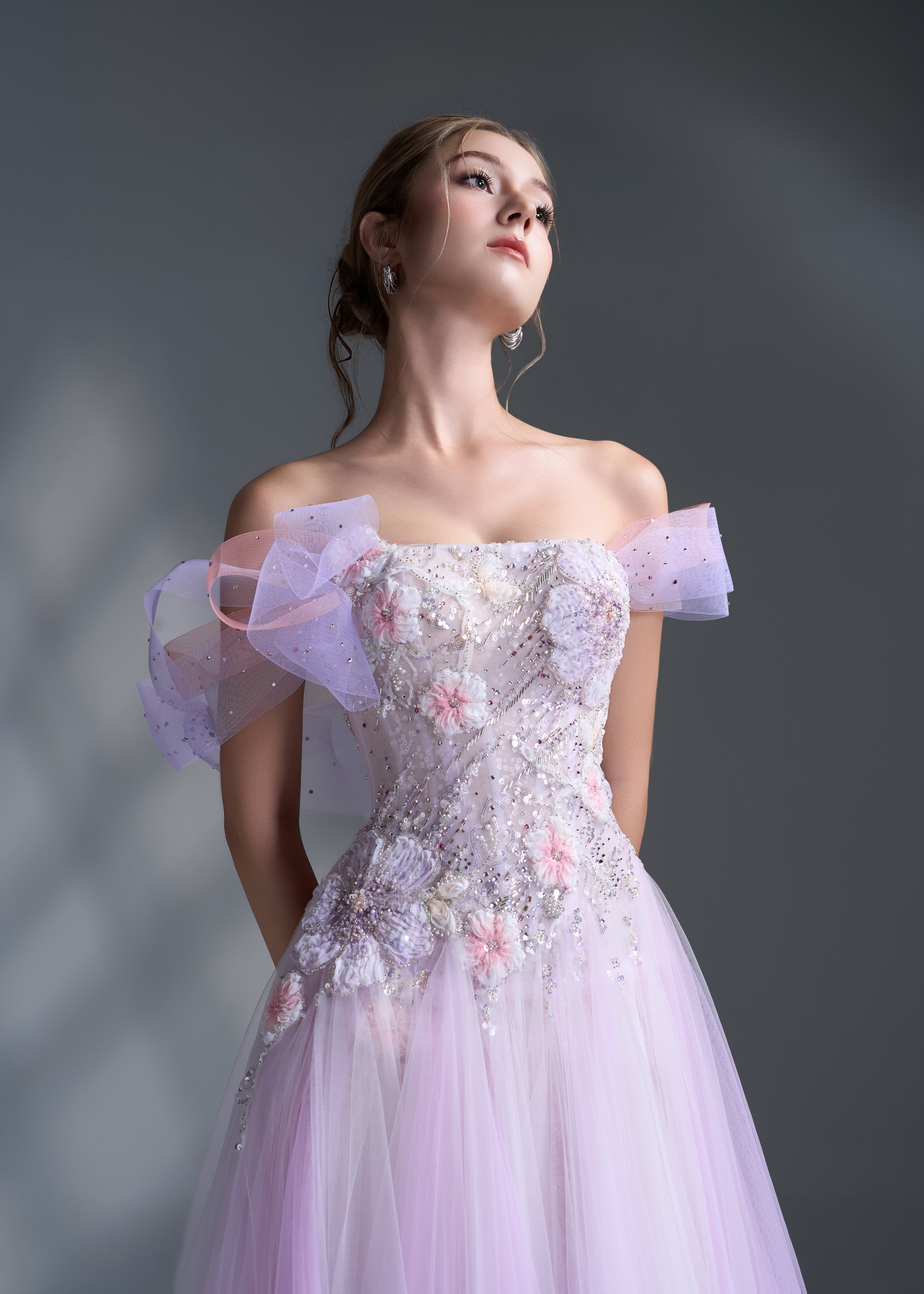 Petal Whisper Gown