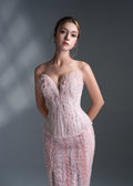 Rosé Ripple Corset Set