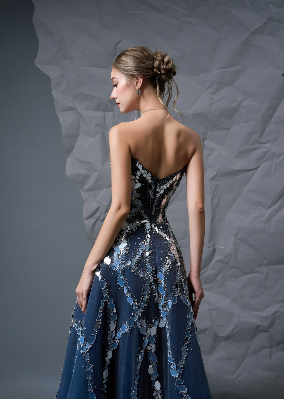 Mirror Cascade Gown